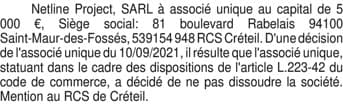 Contenu publication