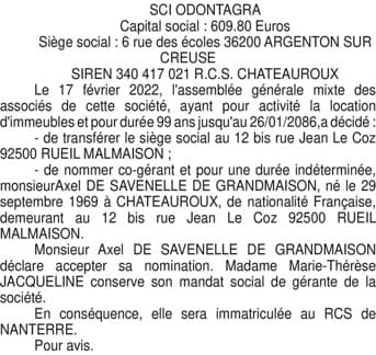 Contenu publication