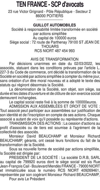 Contenu publication
