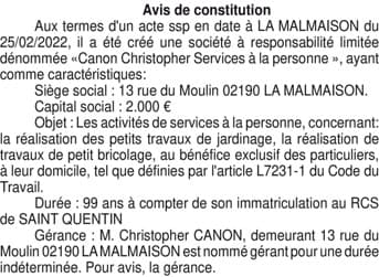 Contenu publication