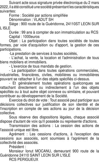 Contenu publication