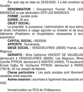 Contenu publication