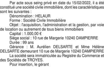 Contenu publication