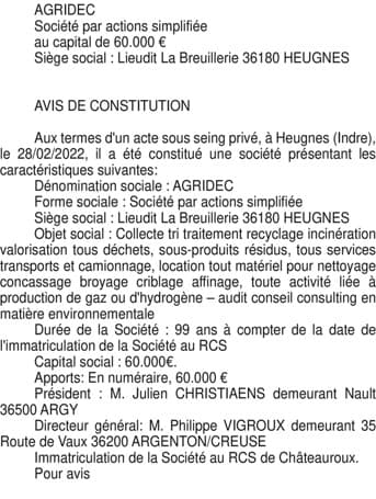 Contenu publication