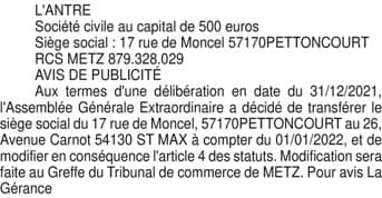 Contenu publication