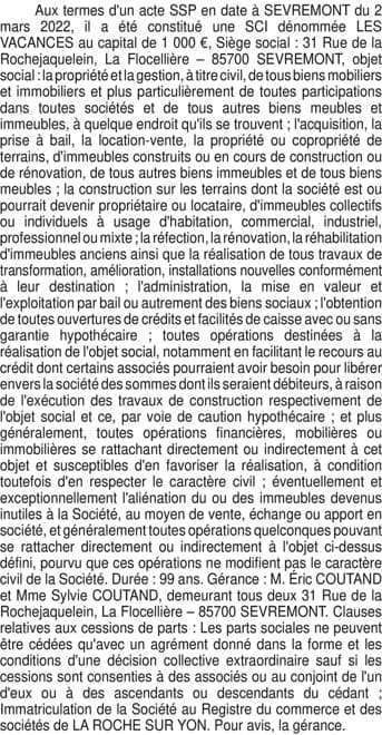 Contenu publication