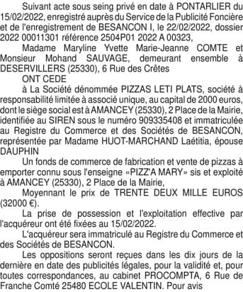 Contenu publication