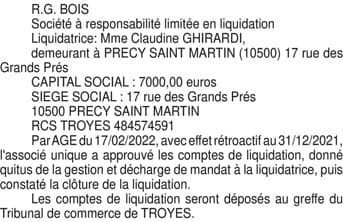 Contenu publication