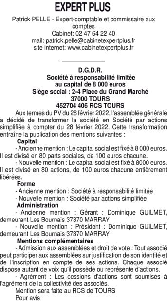 Contenu publication