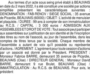 Contenu publication