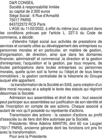 Contenu publication