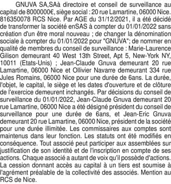 Contenu publication