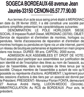 Contenu publication