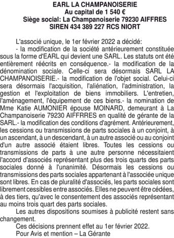 Contenu publication