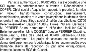Contenu publication