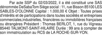 Contenu publication