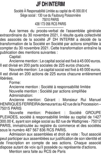 Contenu publication