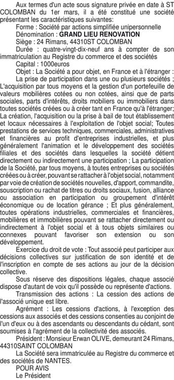Contenu publication