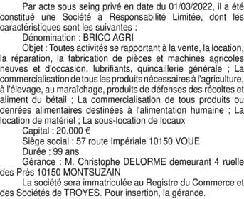 Contenu publication