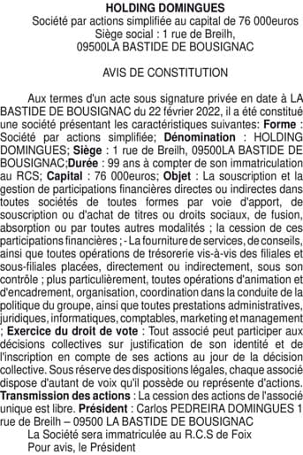 Contenu publication
