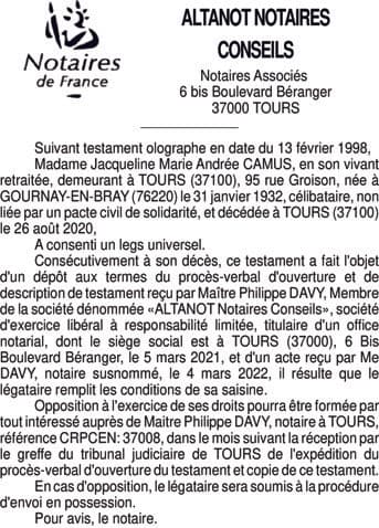 Contenu publication