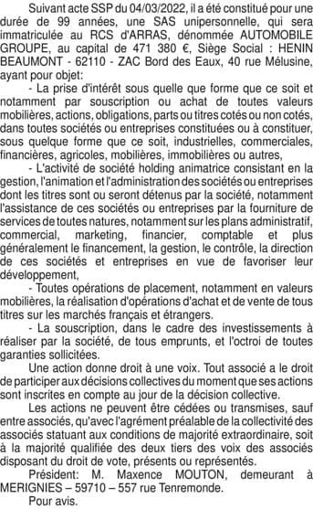 Contenu publication