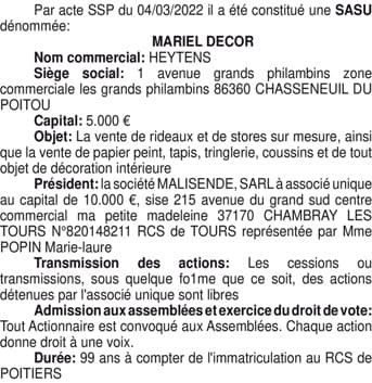 Contenu publication