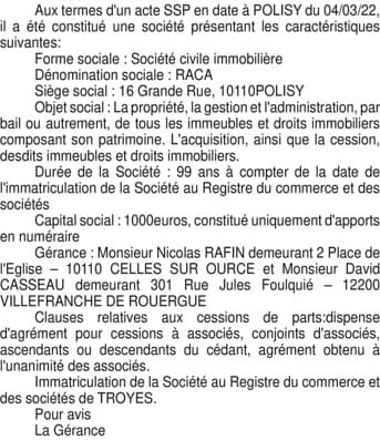 Contenu publication