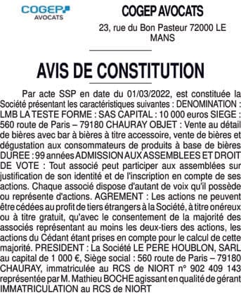 Contenu publication