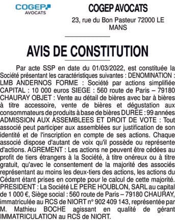 Contenu publication