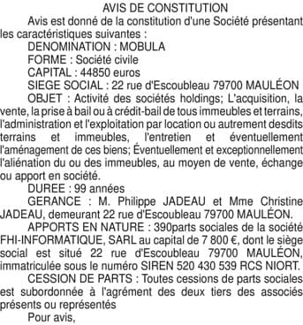 Contenu publication