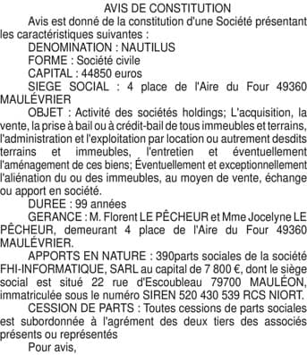 Contenu publication