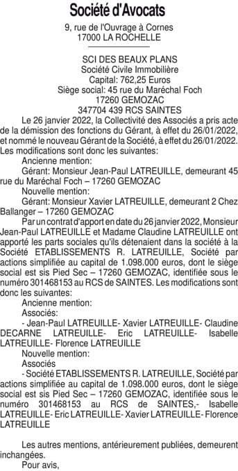 Contenu publication