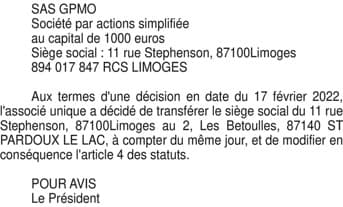 Contenu publication