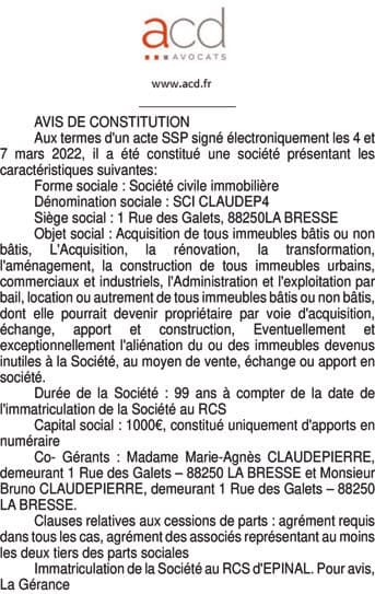 Contenu publication