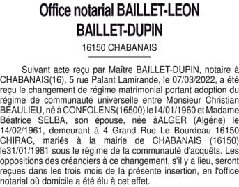 Contenu publication