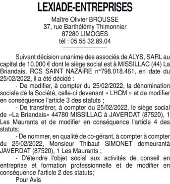 Contenu publication