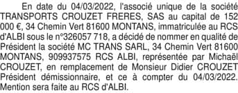 Contenu publication