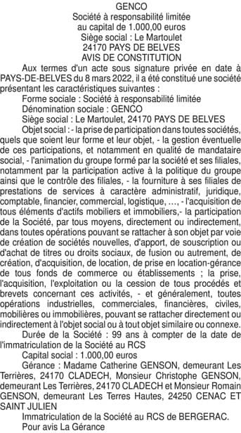 Contenu publication