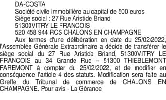 Contenu publication