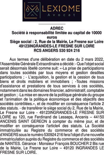 Contenu publication