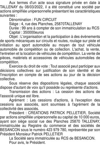 Contenu publication