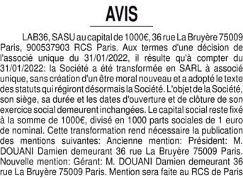 Contenu publication