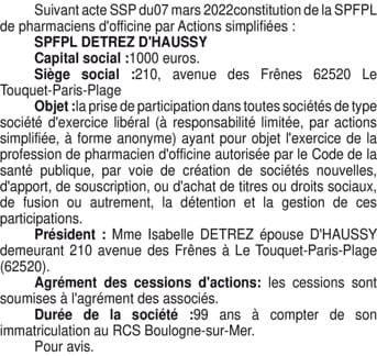 Contenu publication