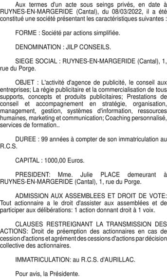 Contenu publication