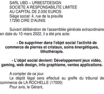 Contenu publication