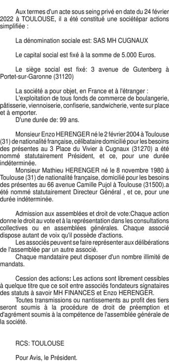 Contenu publication