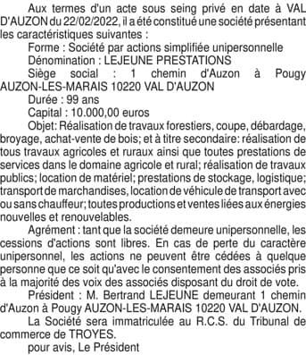 Contenu publication