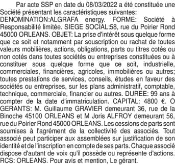 Contenu publication