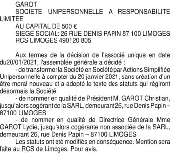 Contenu publication
